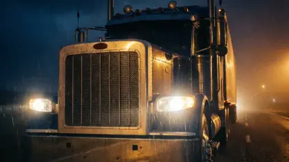 Semi-Truck Rear End Collision